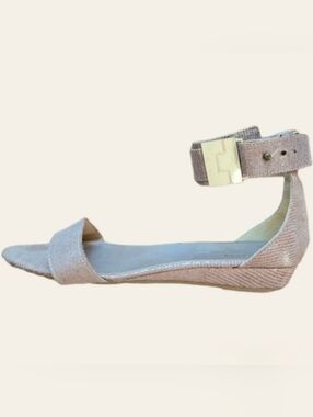 Wedge Sandals with Ankle Strap - 8M
